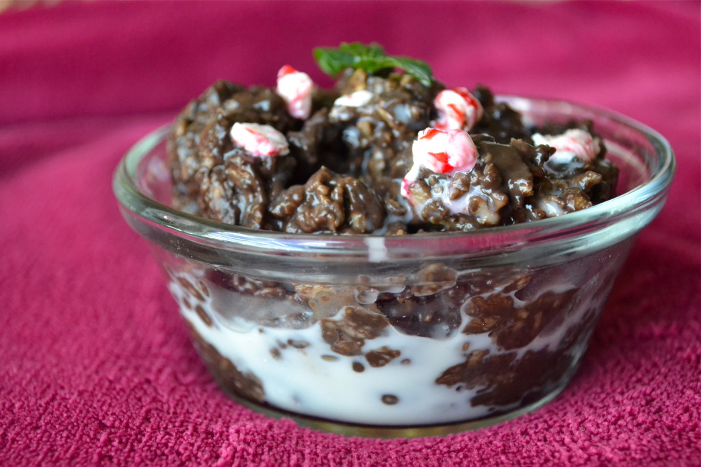 mint chocolate oatmeal