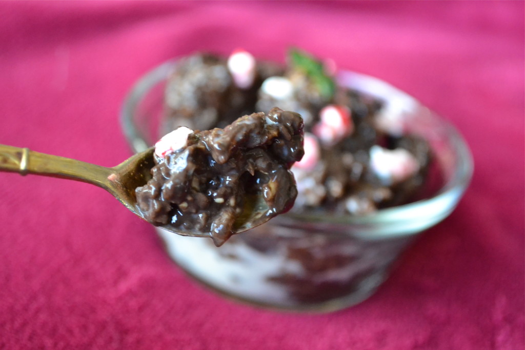 mint chocolate oatmeal