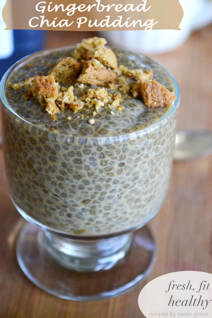 gingerbread chia pudding