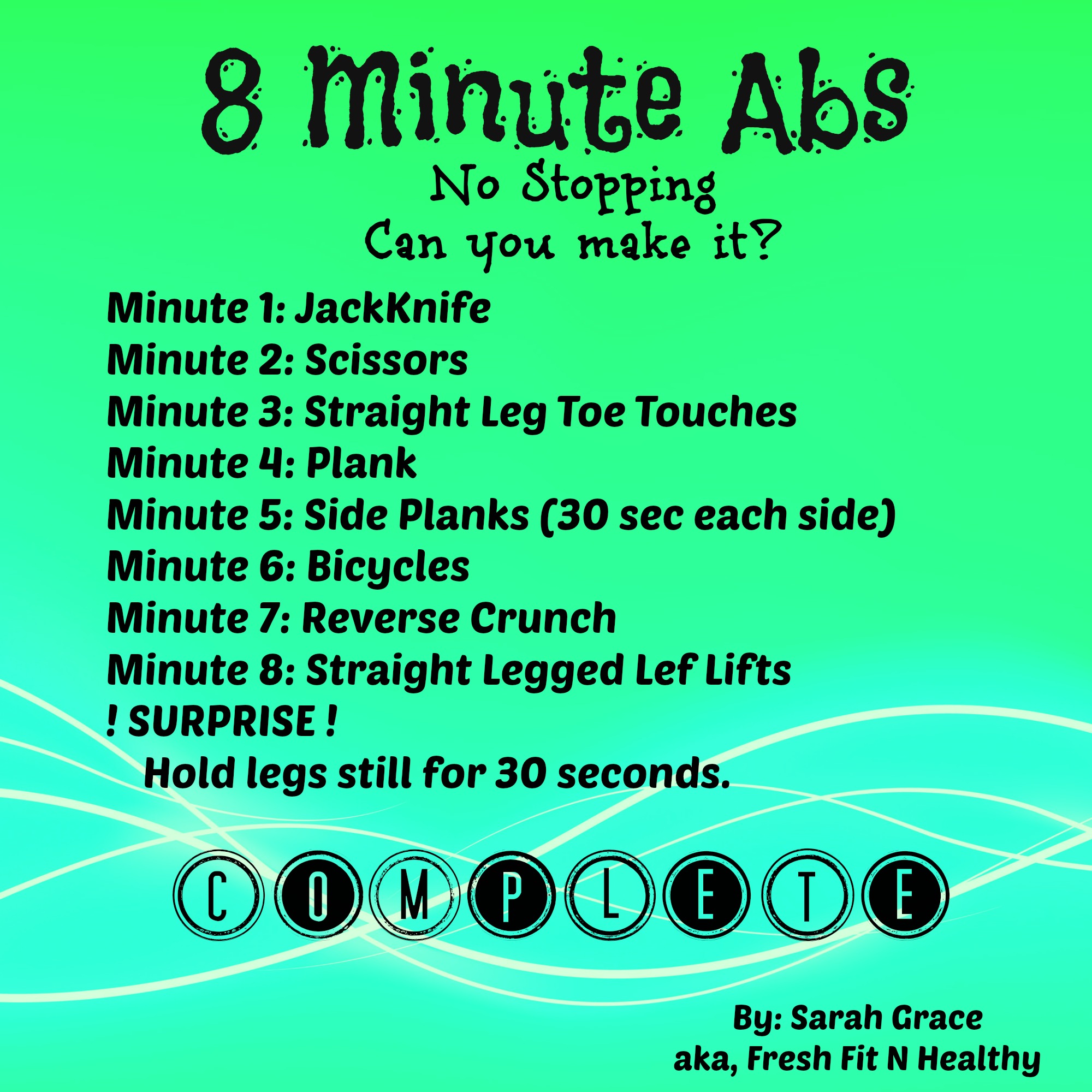 8 minute abs workout list sale