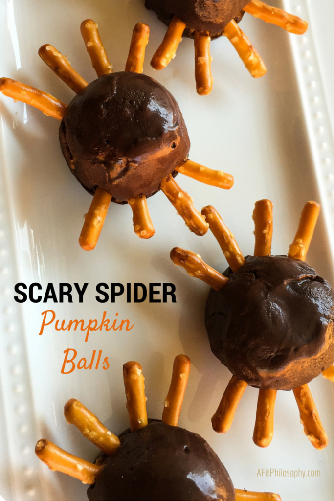 Scary Spider Pumpkin Balls