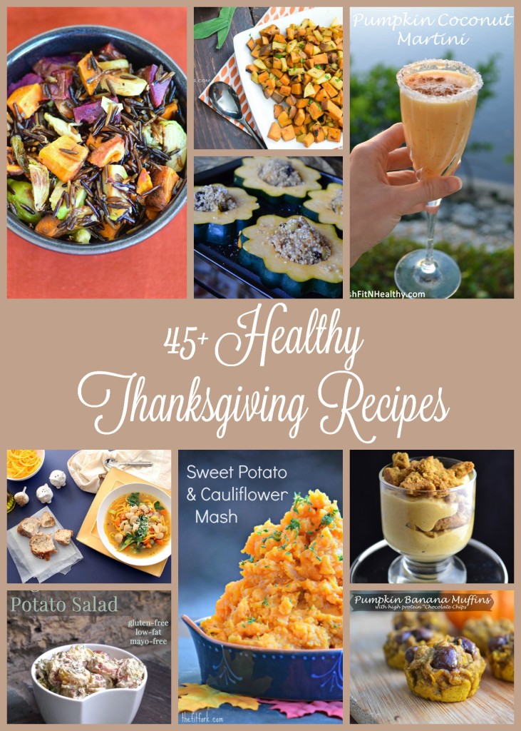 45+ Healthy Thanksgiving Recipes Round-Up! {GF, DF, Paleo, Vegan ...