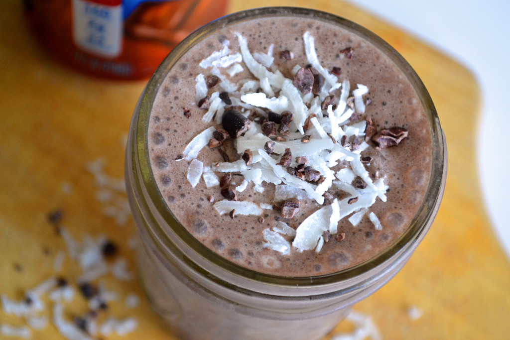 chocolate coconut protein shake