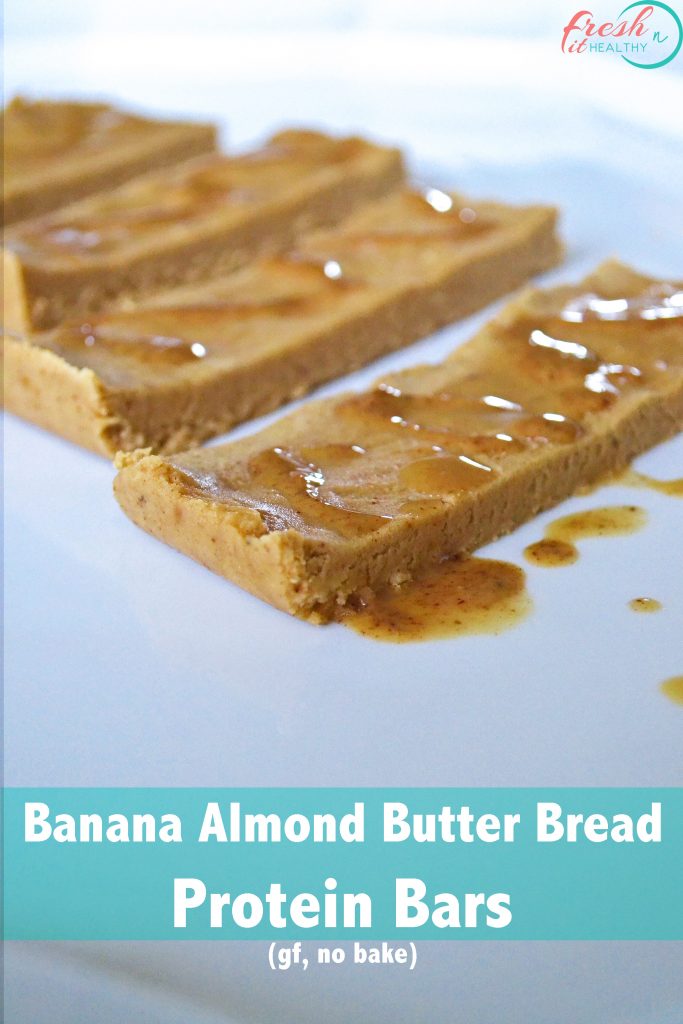 banana bread protein bars