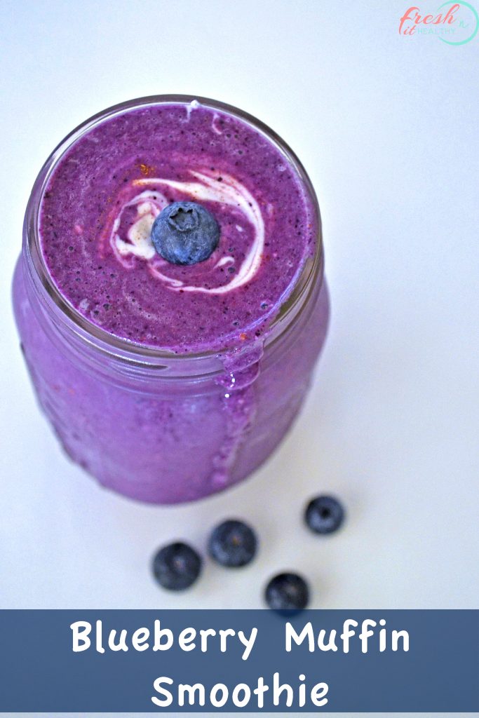 blueberry protein smoothie