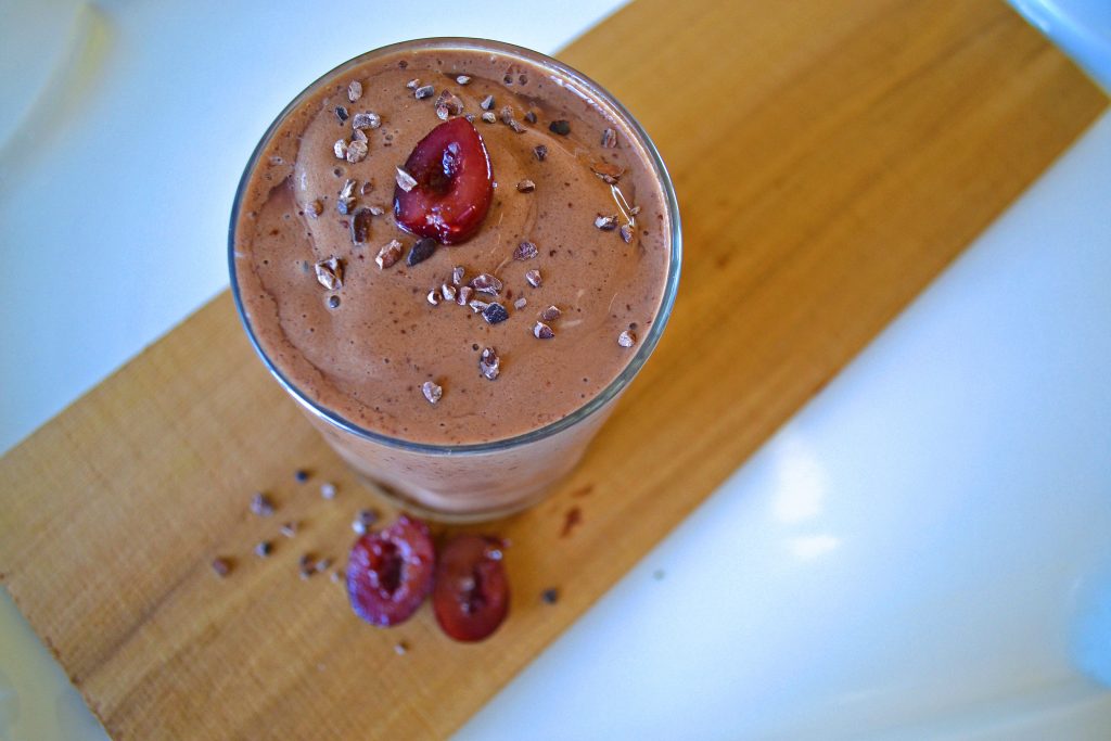 chocolate cherry smoothie