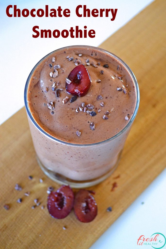 chocolate cherry smoothie