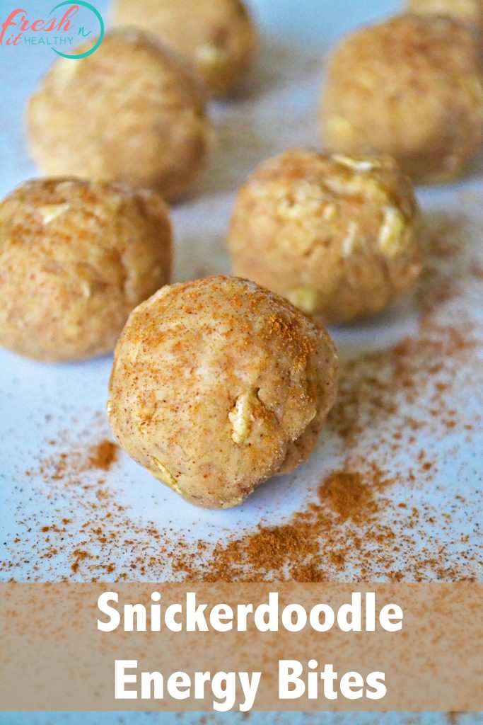 snickerdoodle protein balls