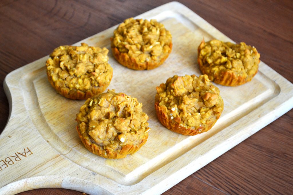 protein oatmeal muffins