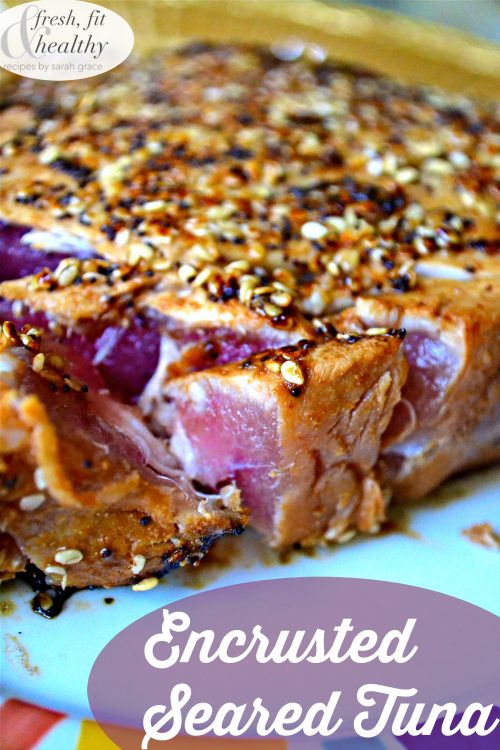 Simple Encrusted Seared Tuna