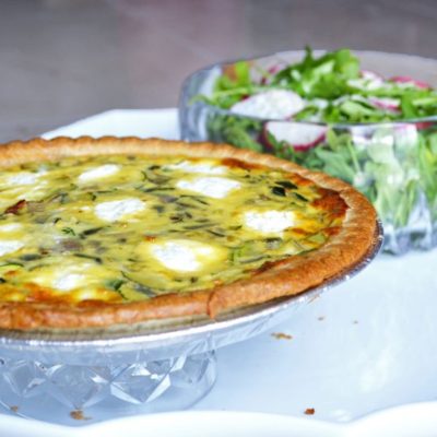 healthy quiche