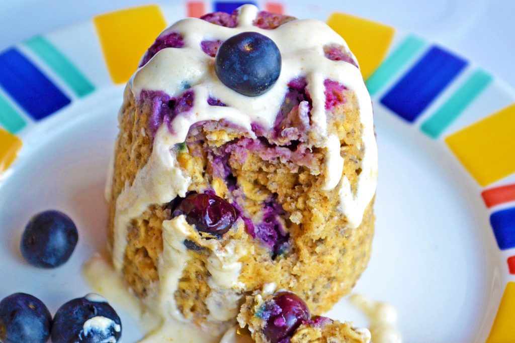healthy blueberry muffin