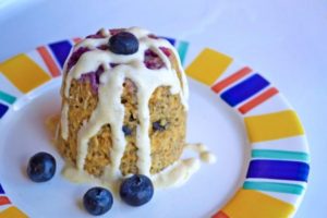 healthy blueberry muffin