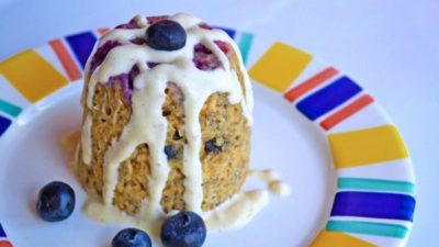 healthy blueberry muffin