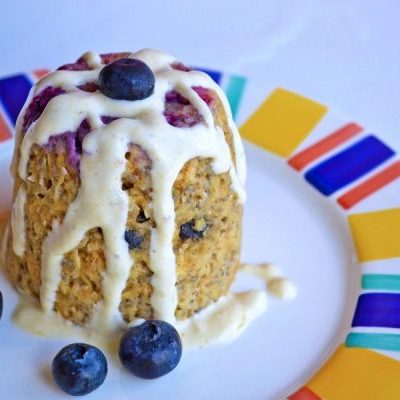 healthy blueberry muffin