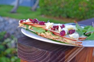 low carb turkey wrap