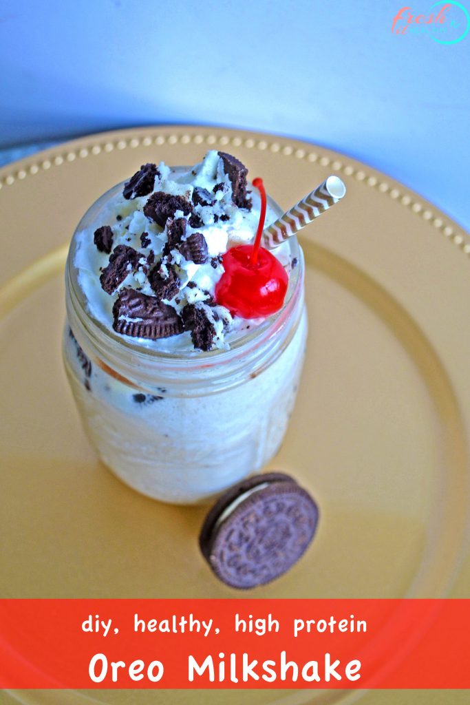 healthy oreo milkshake