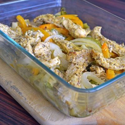 easy chicken fajita