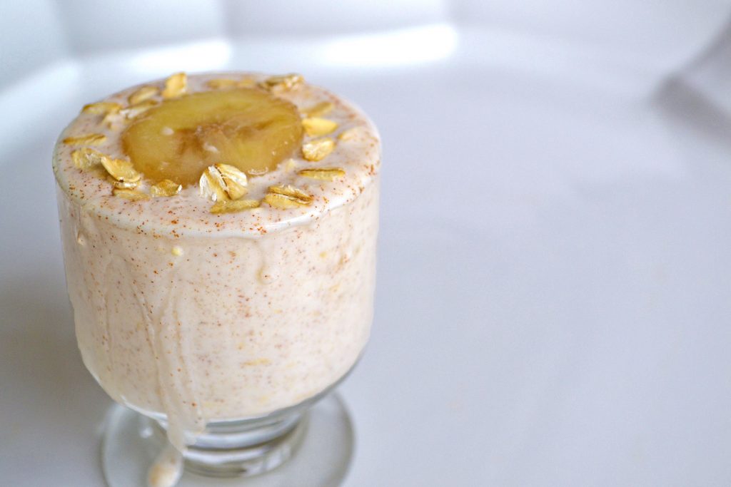 banana bread overnight oats