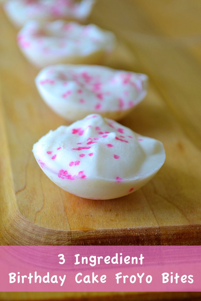 frozen yogurt bites