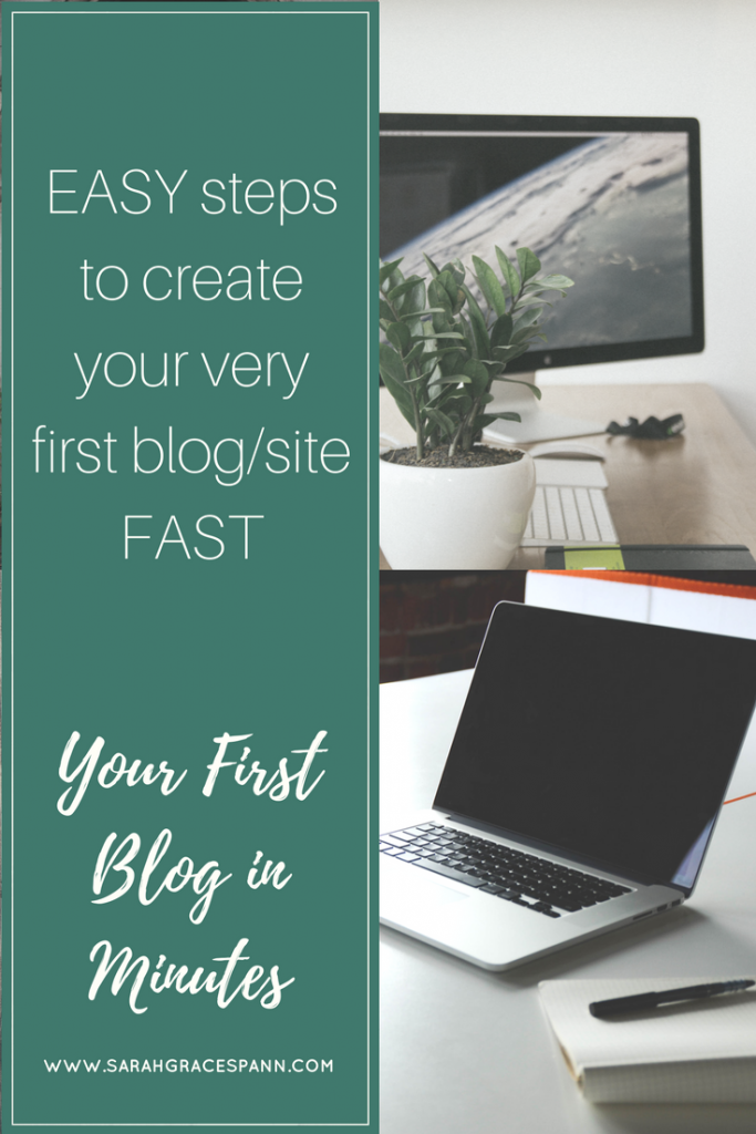 create your own blog