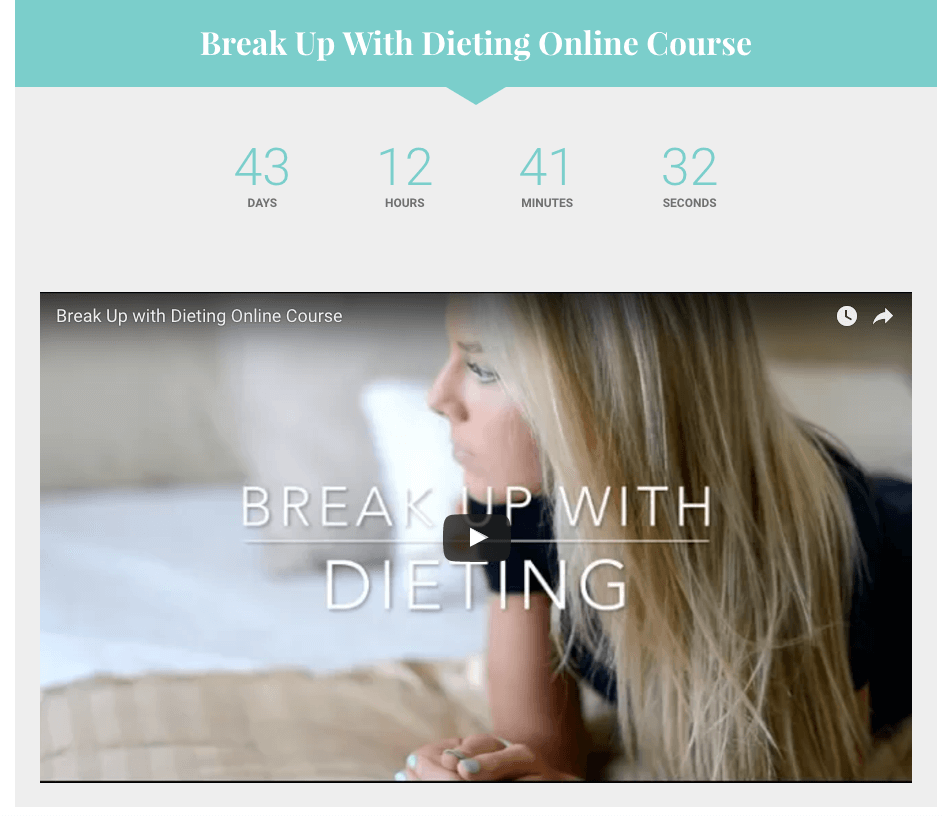 breaking up with dieting