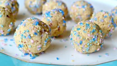 protein cake balls